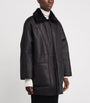 Max Mara Brown Ram Shearling Reversible Coat