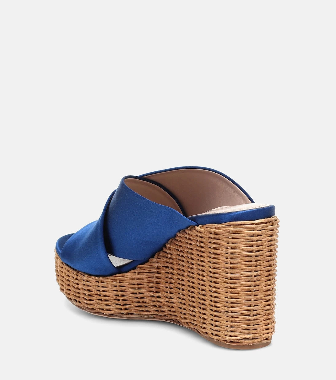 Miu Miu - Saten dolgu topuk sandalet