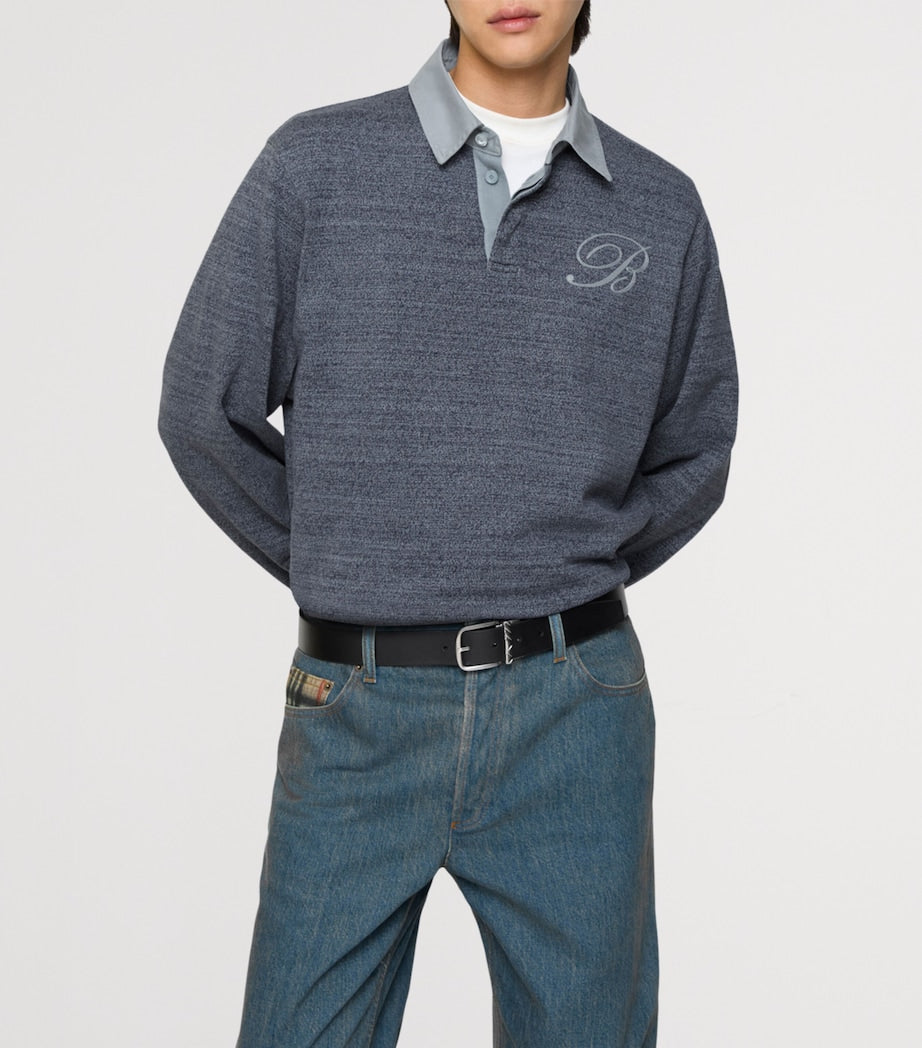 Leather Check Reversible Belt