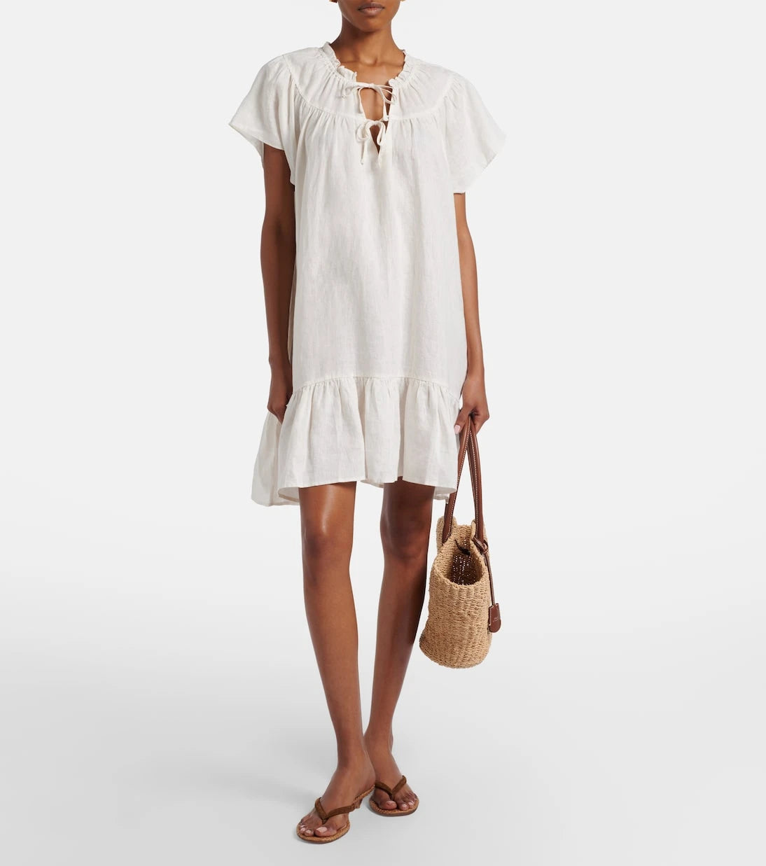 Velvet - Livvy linen minidress