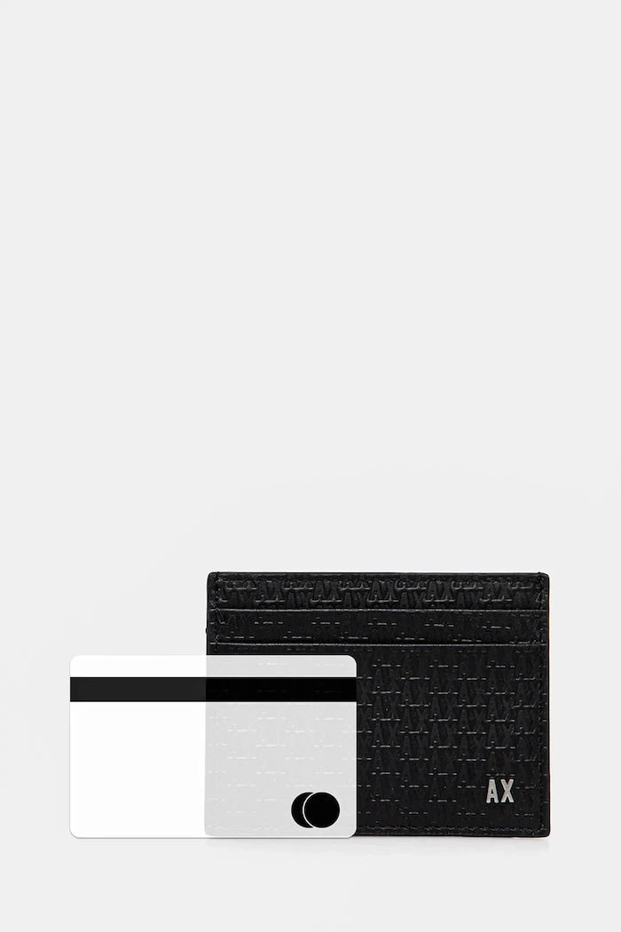 Кожен калъф за карти Armani Exchange