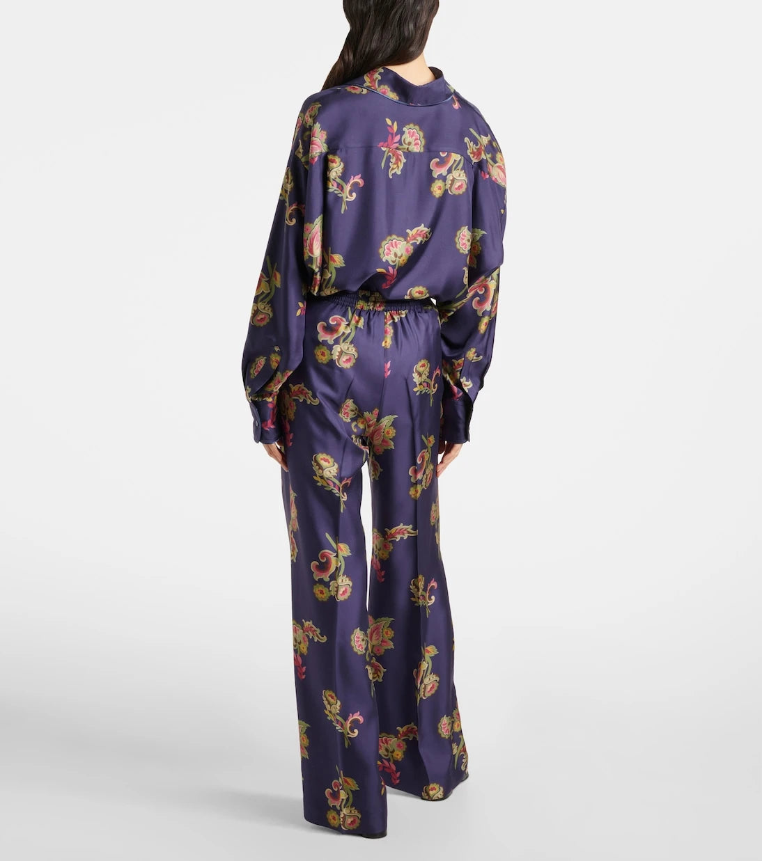 Etro - Silk palazzo pants