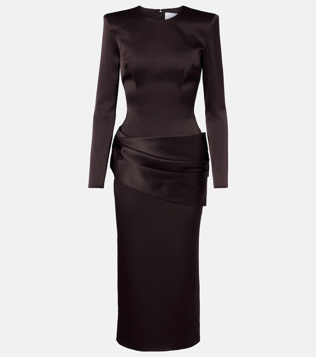 Alex Perry - Draped satin crêpe cocktail dress