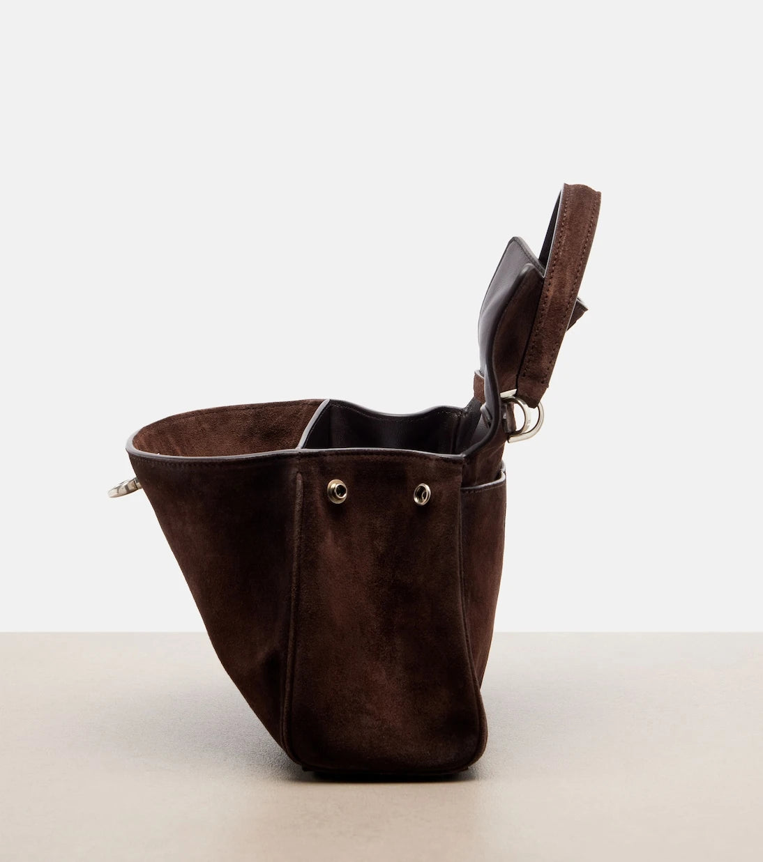 Balenciaga - Rodeo Mini suede top-handle bag