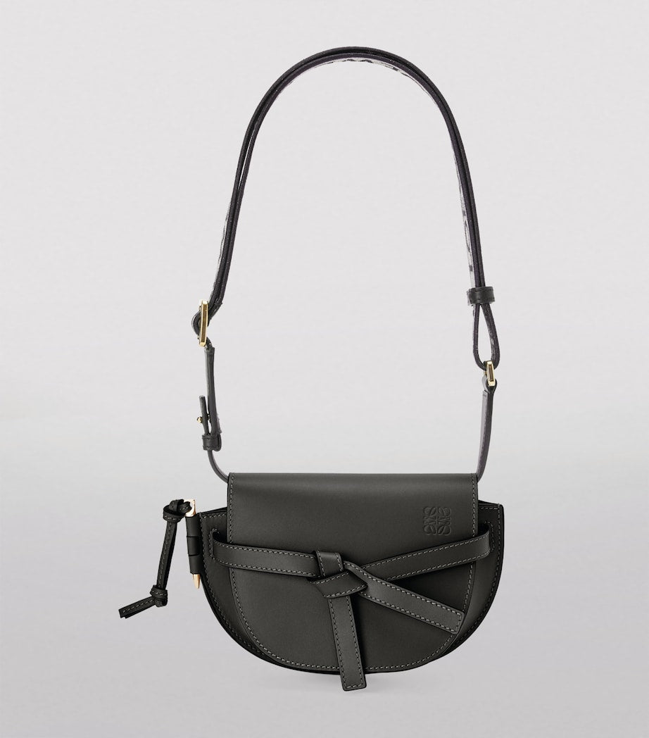 LOEWE Black Mini Gate Dual Bag