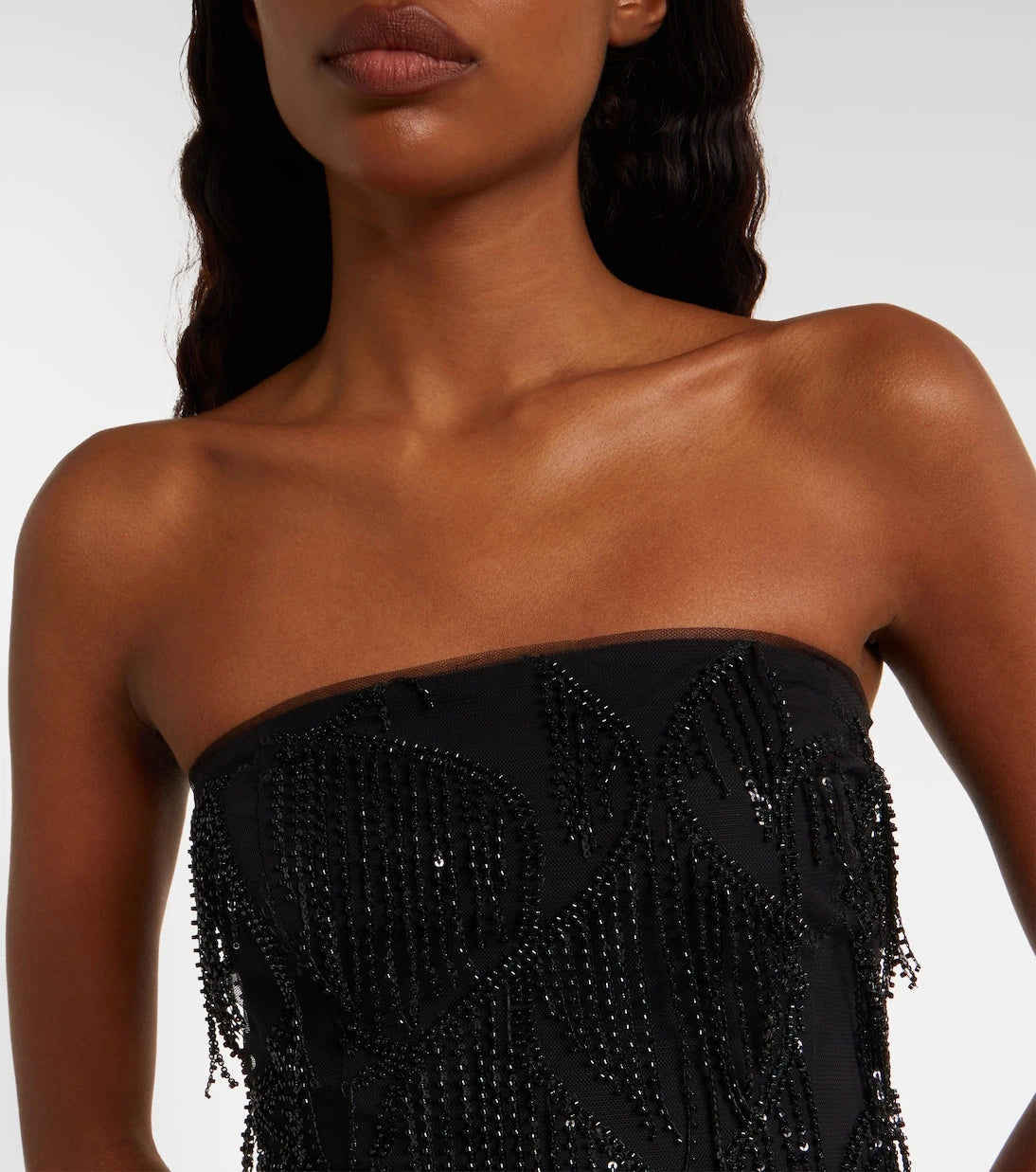 Rotate - Albertina sequined strapless top