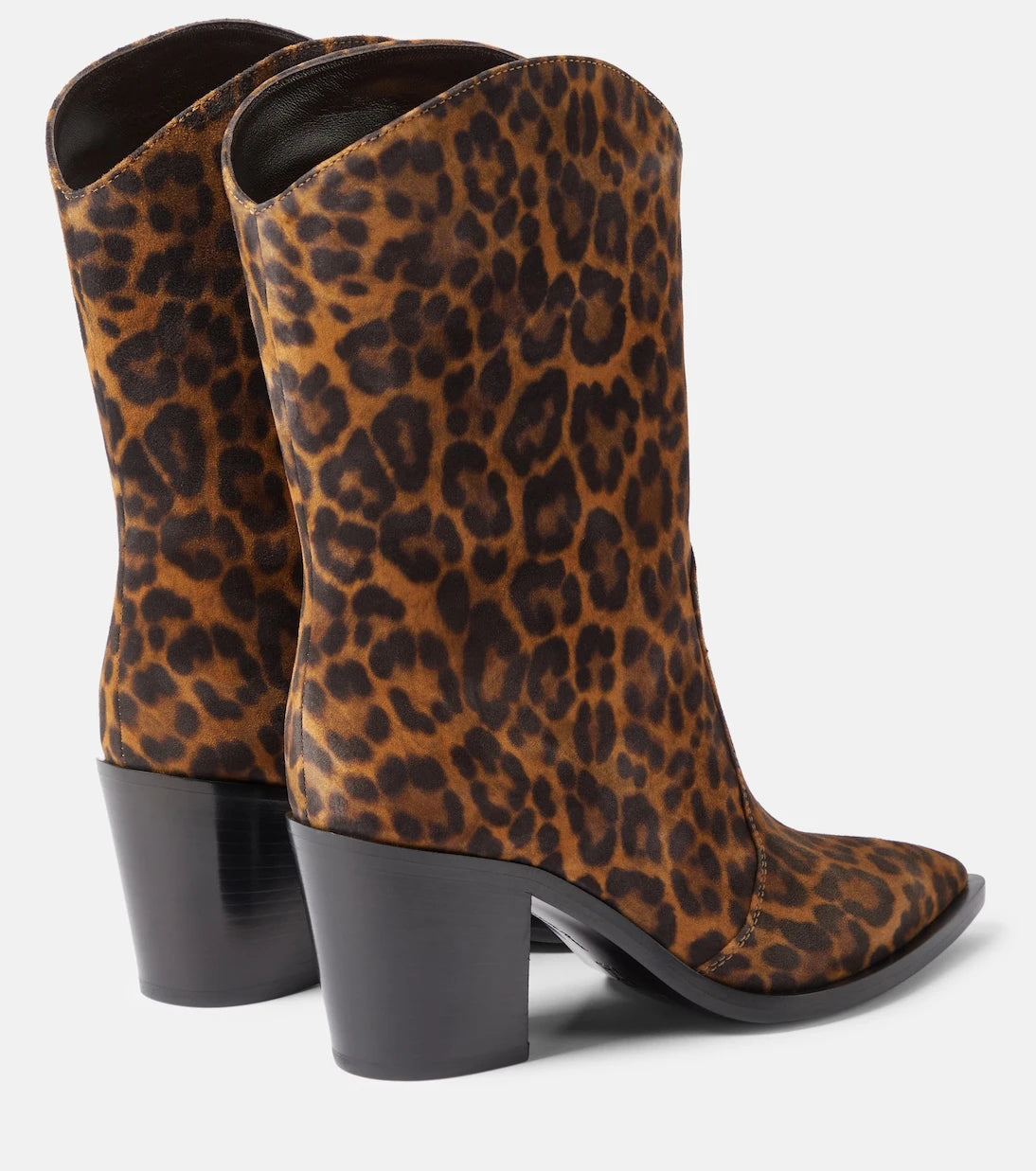 Gianvito Rossi - Denver leopard-print leather boots
