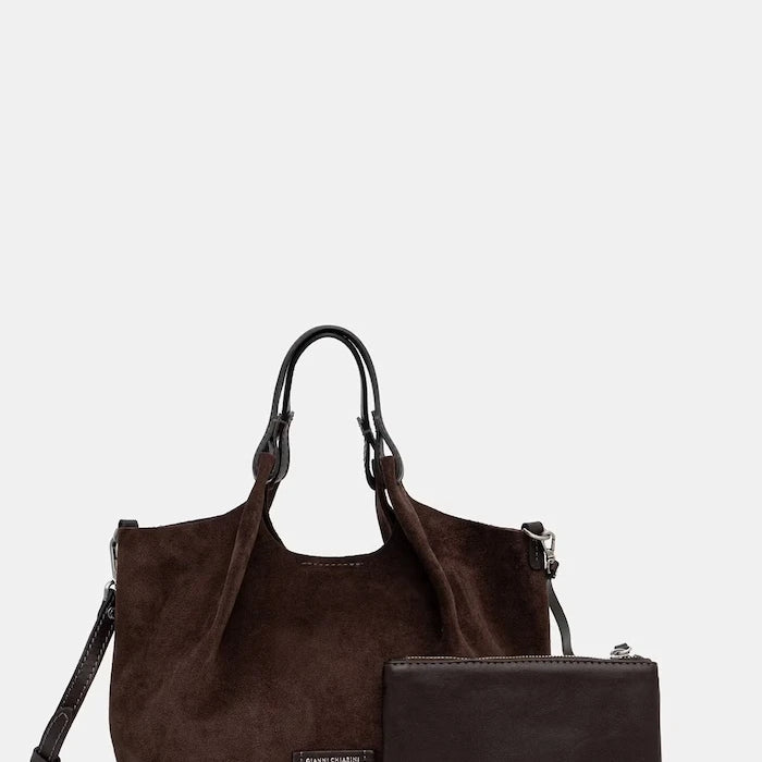 Gianni Chiarini DUA kadın süet crossbody çanta