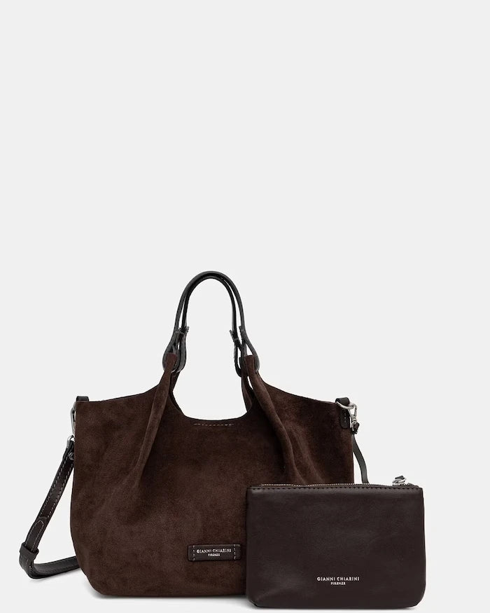 Gianni Chiarini DUA kadın süet crossbody çanta