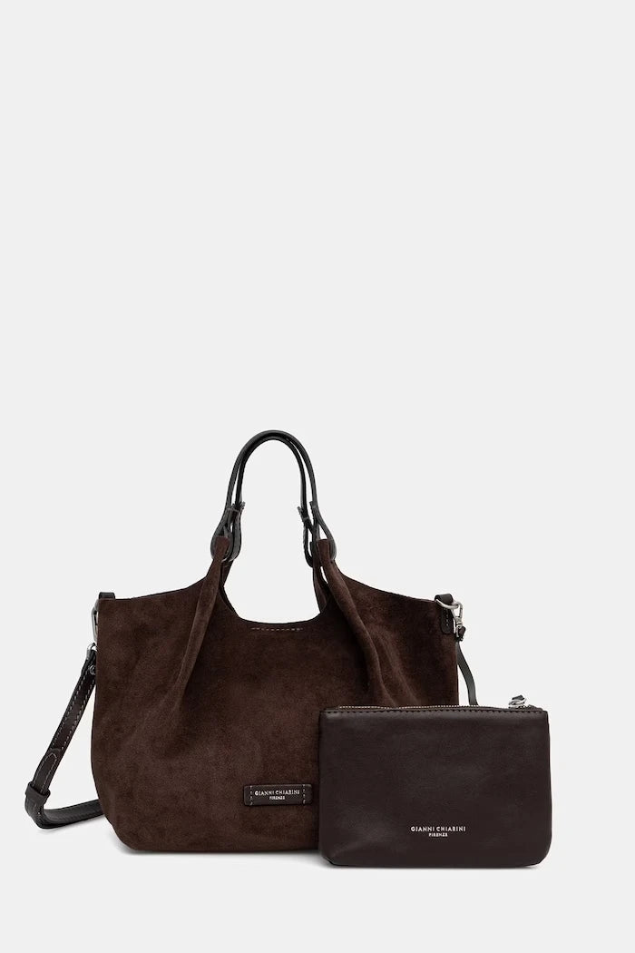 Gianni Chiarini DUA kadın süet crossbody çanta