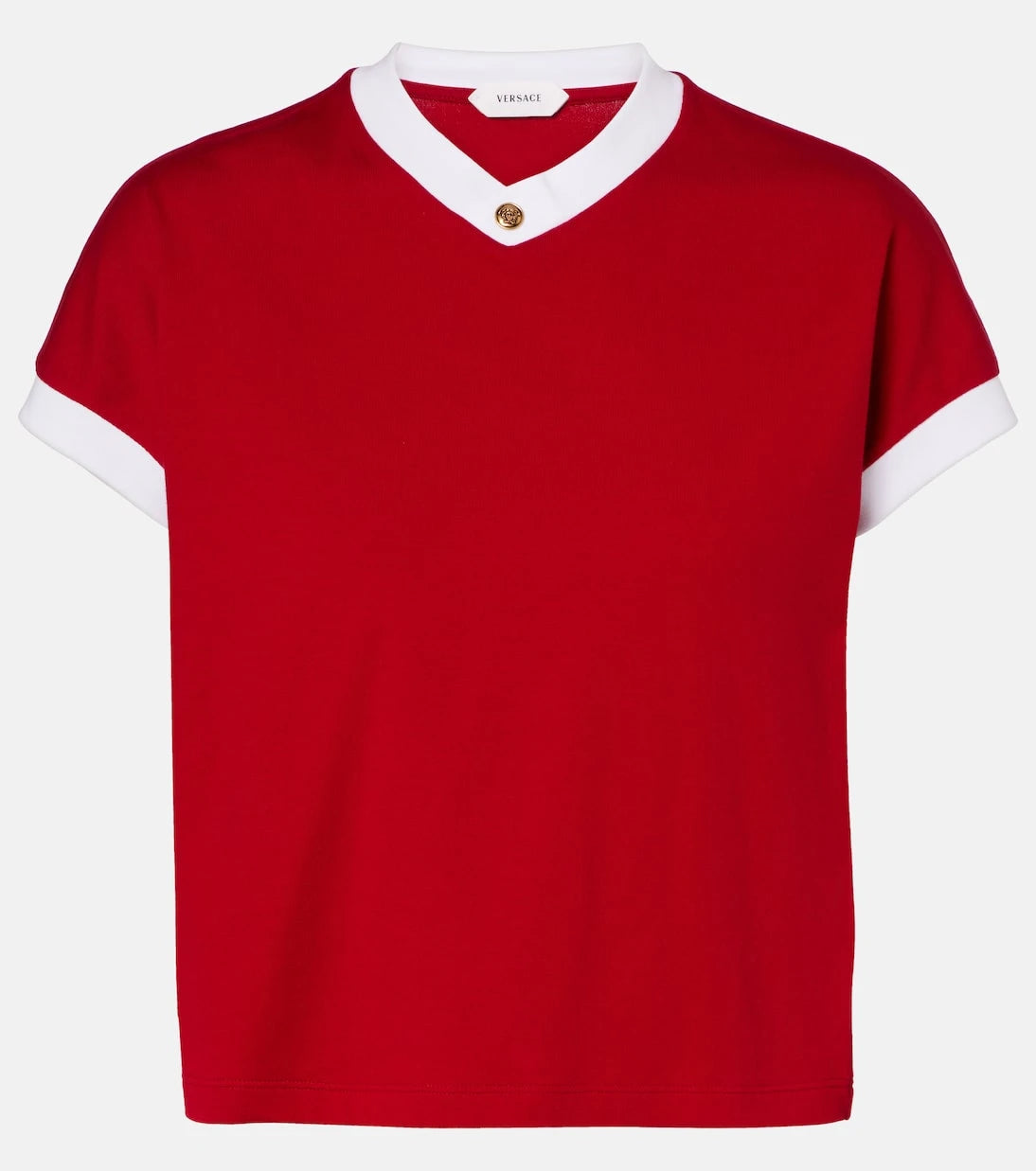 Versace - Medusa cotton-blend jersey T-shirt