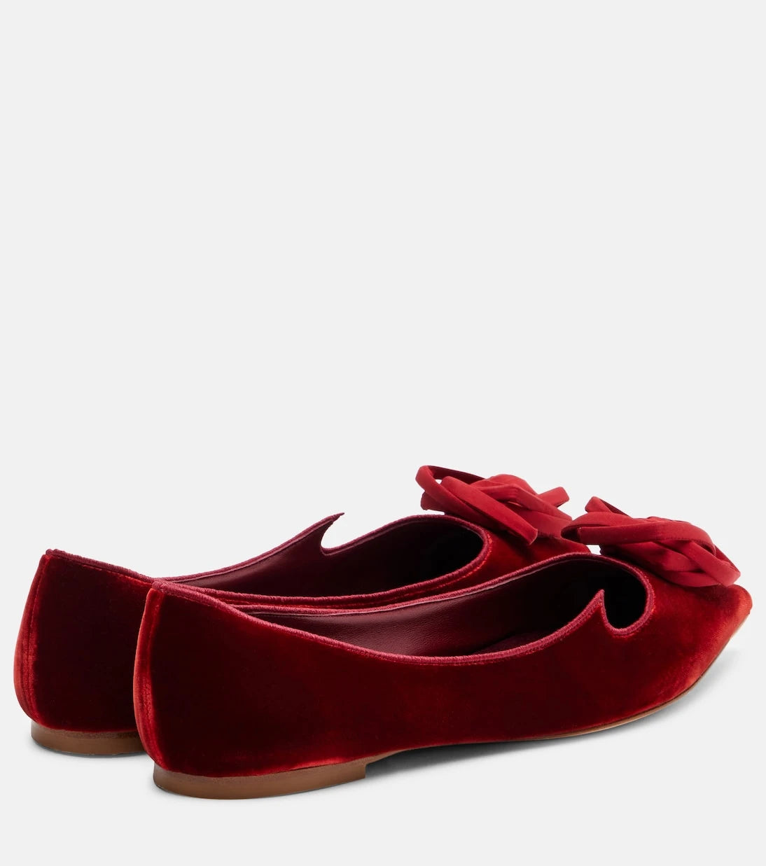 Roger Vivier - Rose Vivier velvet ballet flats
