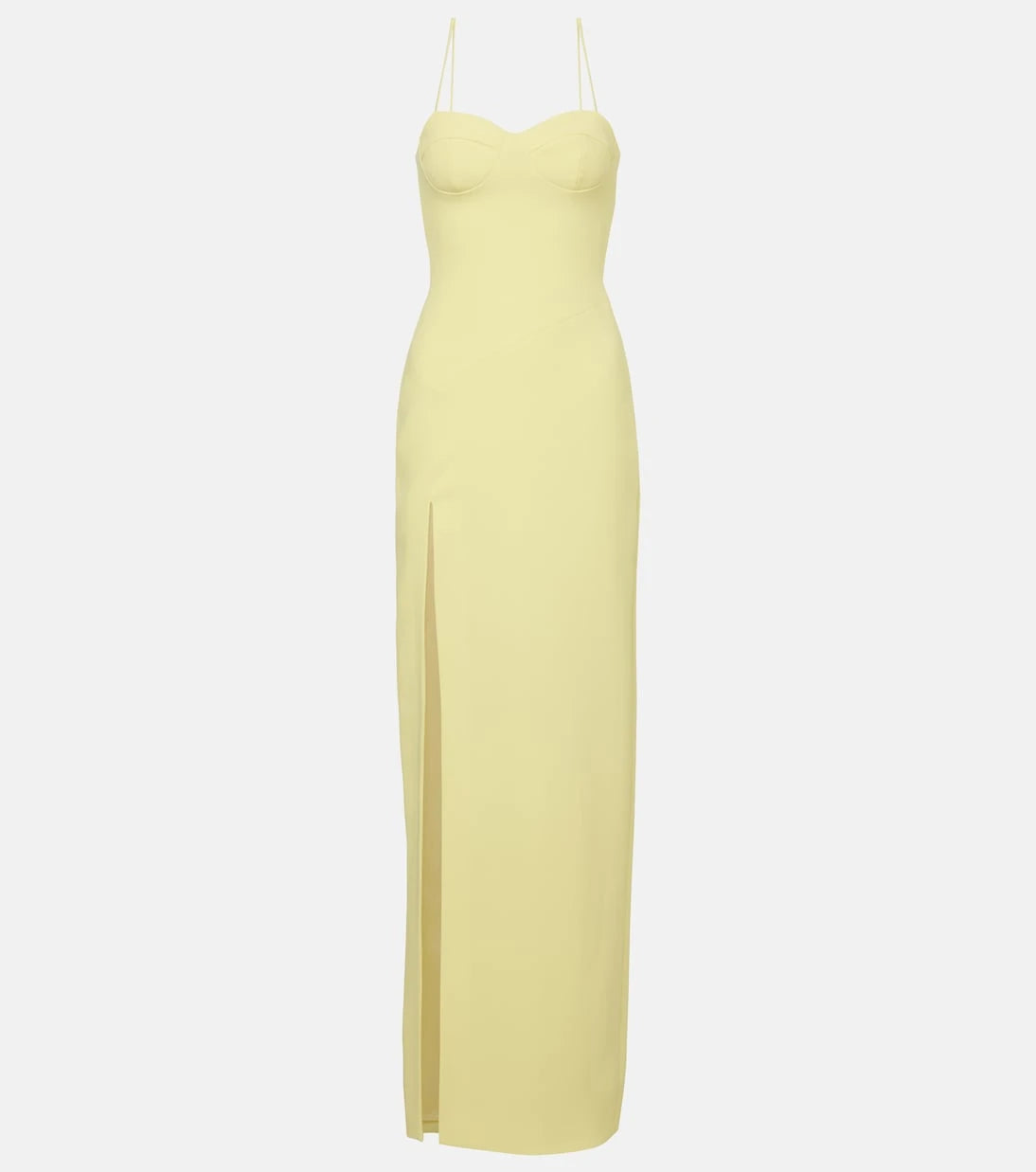 David Koma - Side-slit corset gown