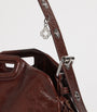 Cracked Leather Miss M Shoulder Bag