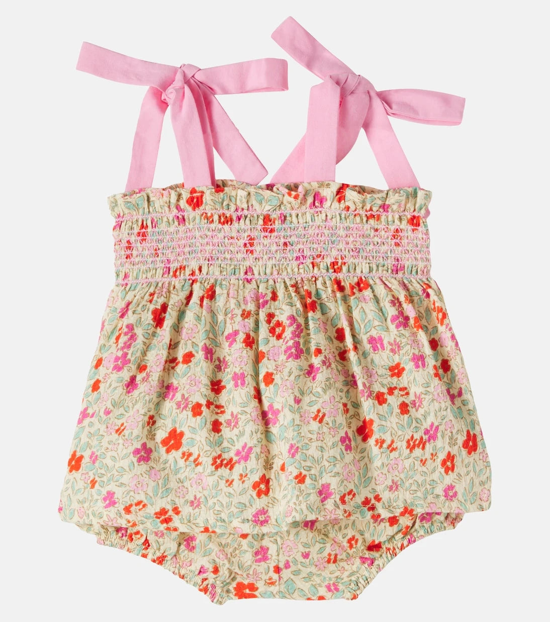 Bebe Organic - Baby Eleanor cotton top and bloomers set