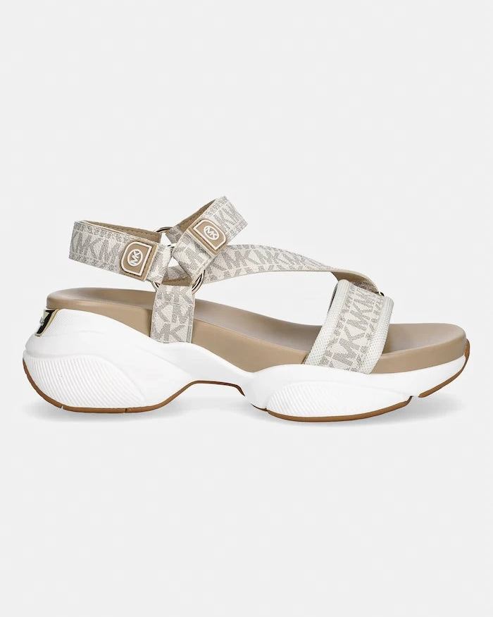 MICHAEL Michael Kors eğimli platformlu kadın Bowie Sandal