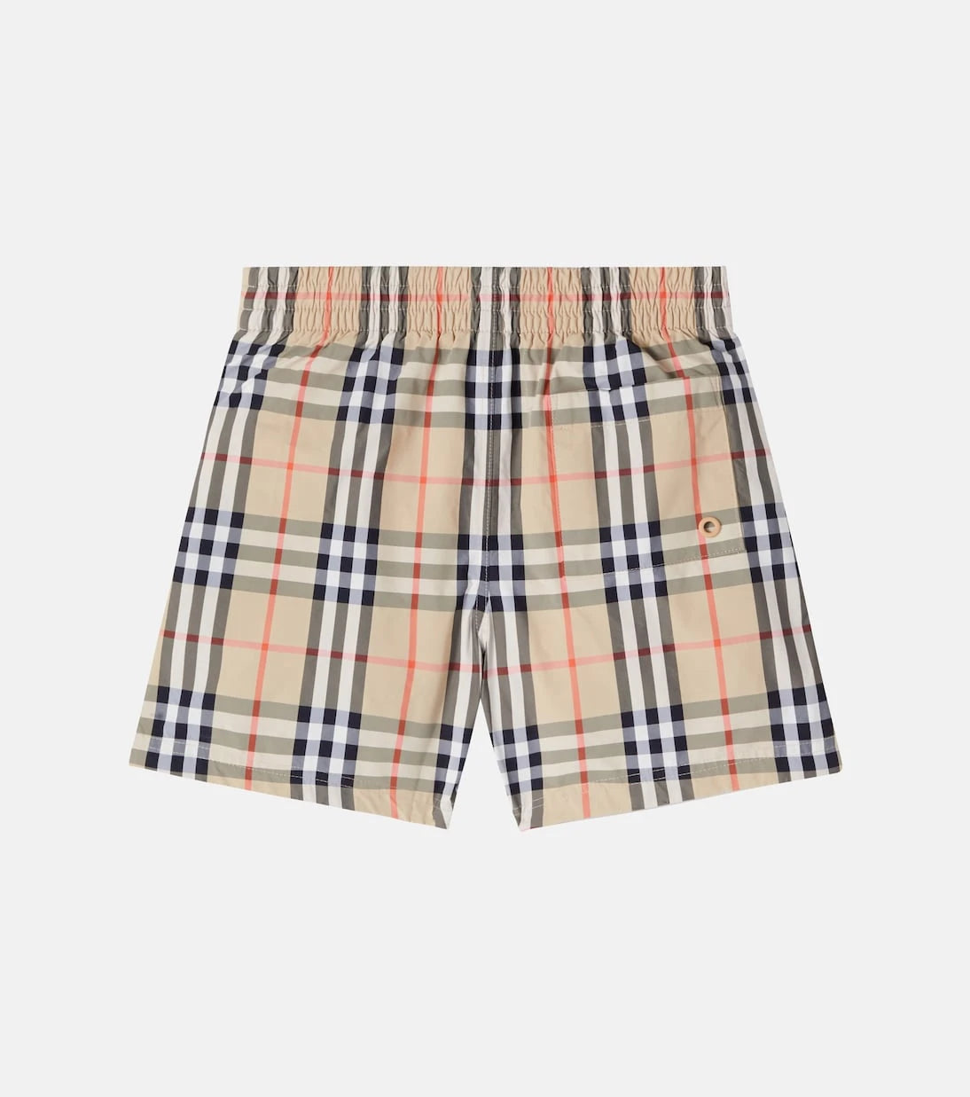 Burberry Kids - Burberry Check swim trunks