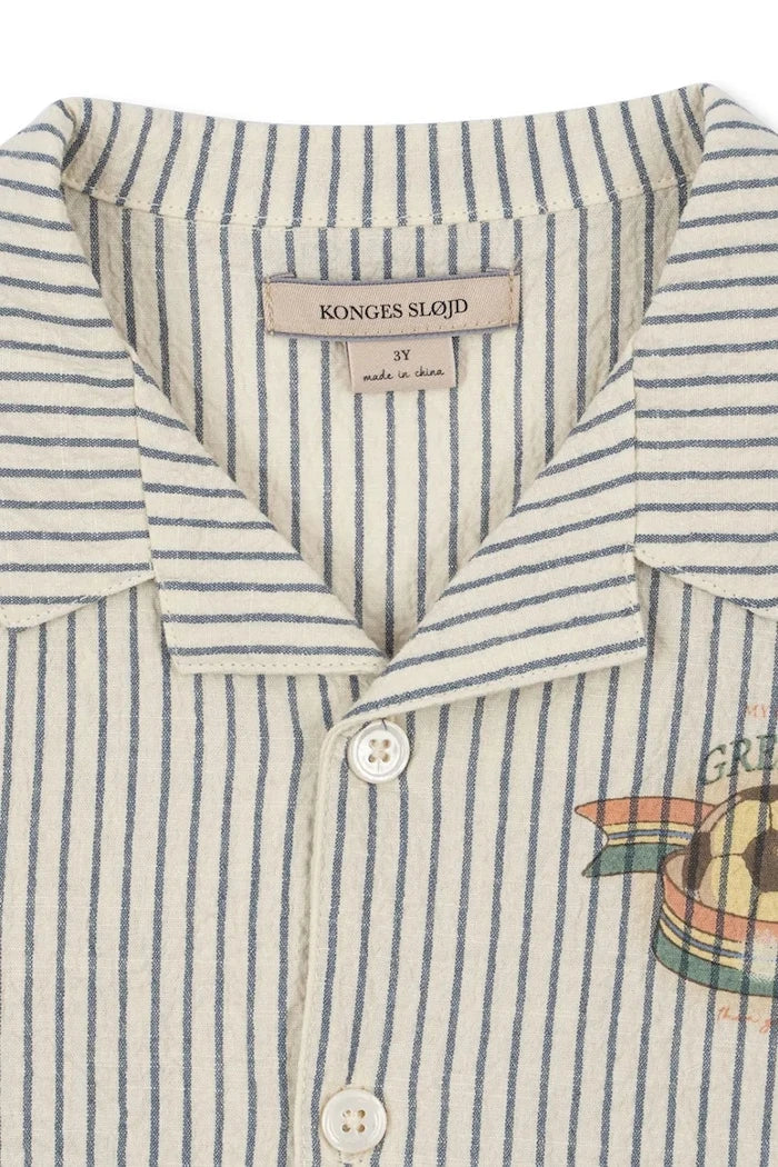 Риза Konges Sløjd ELLIOT SS SHIRT GOTS
