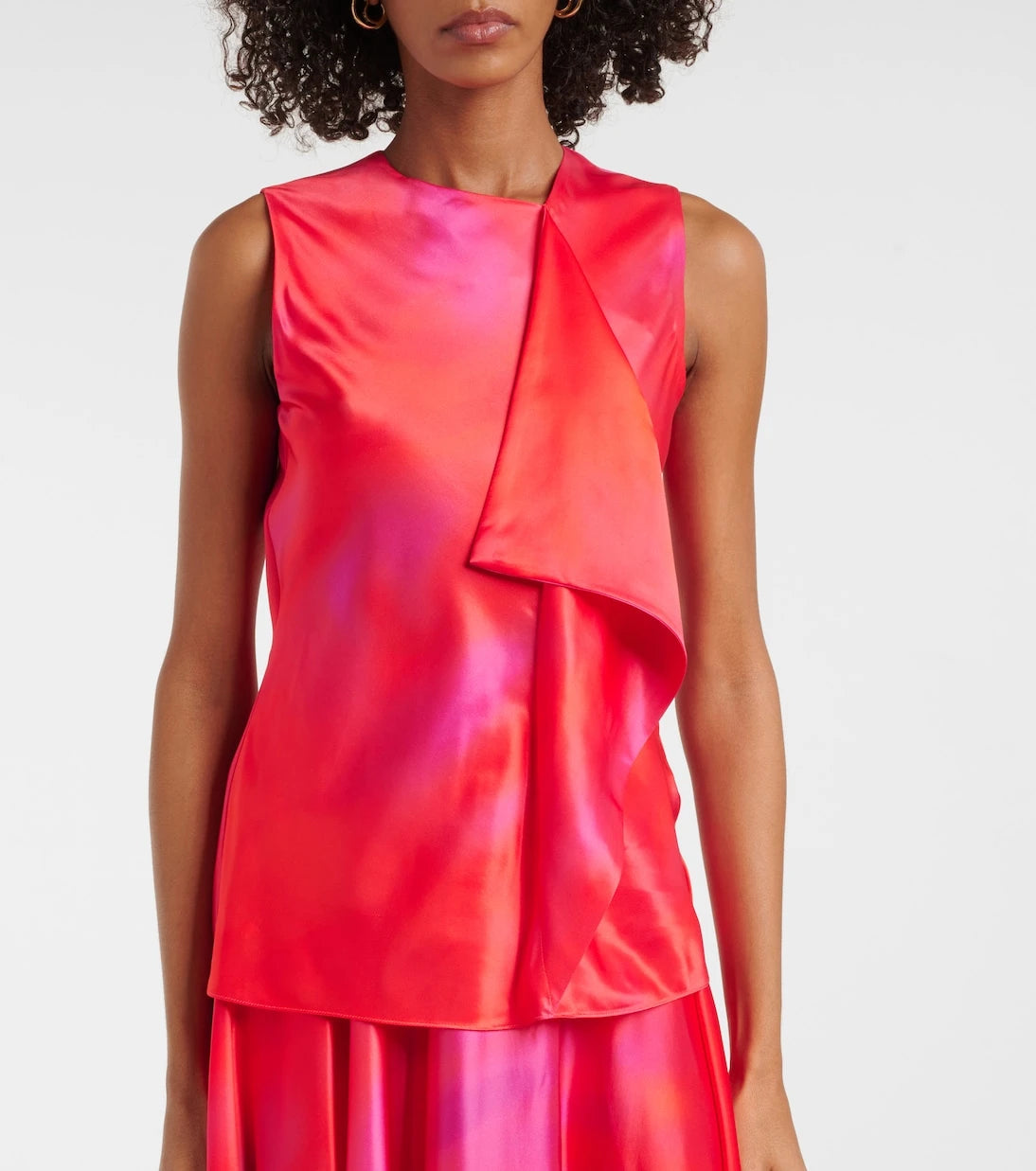 Roksanda - Kiara printed draped top