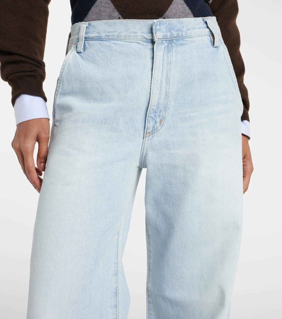 Agolde - Shona high-rise wide-leg jeans