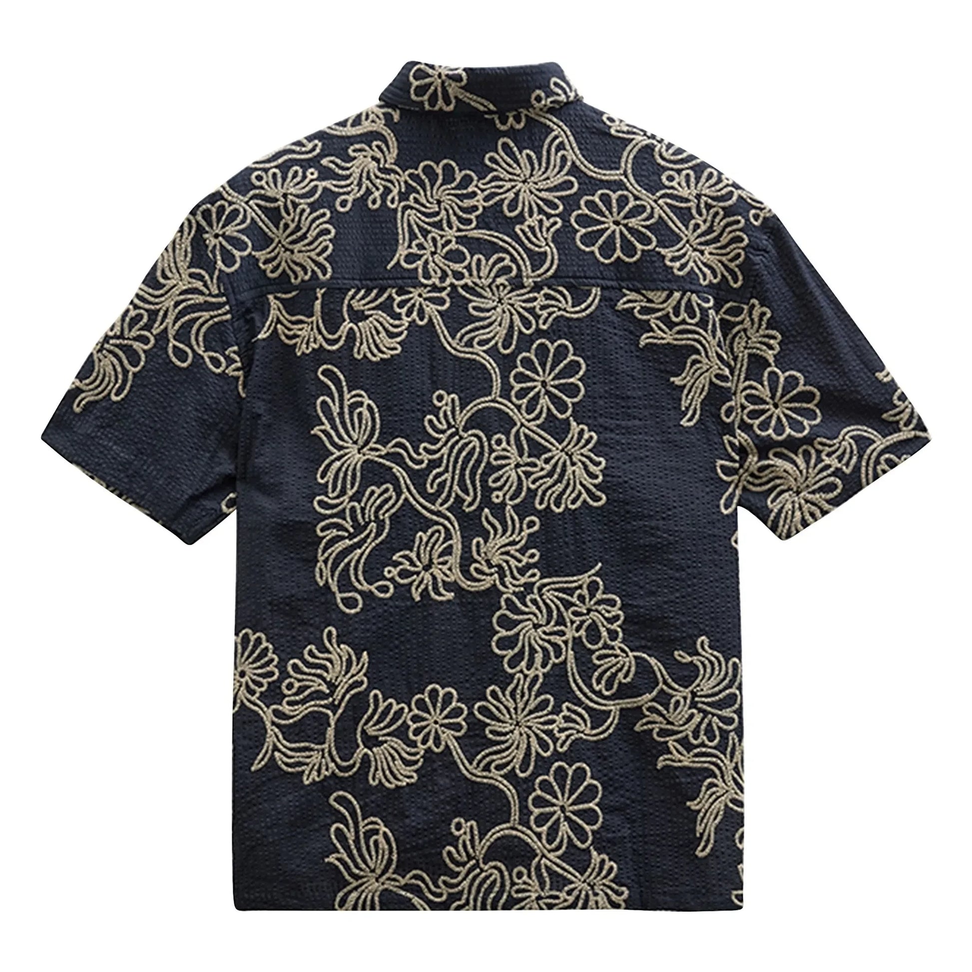 Anerkjendt - Akotto Emb shirt | Dark Blue
