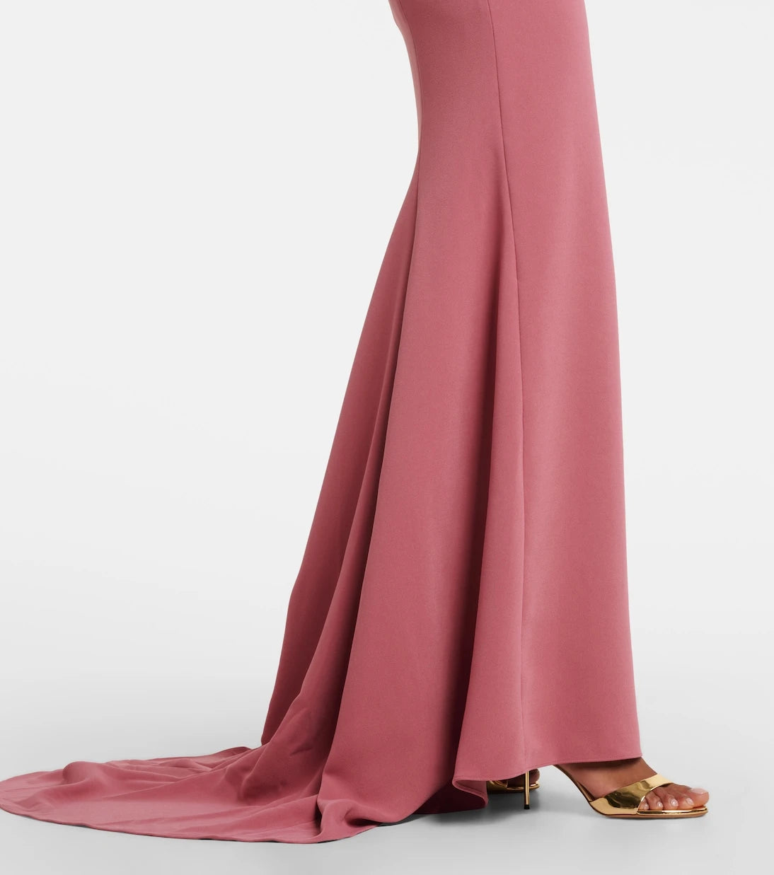Solace London - Seraphina one-shoulder gown