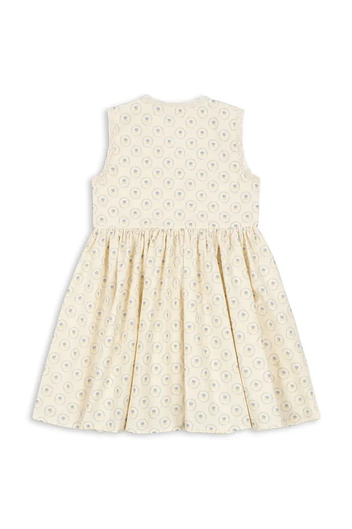 Konges Sløjd COEUR LACE DRESS GOTS Çocuk Pamuklu Elbise