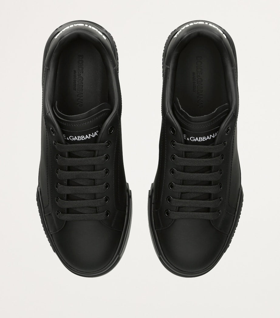 Dolce & Gabbana Leather Portofino Sneakers