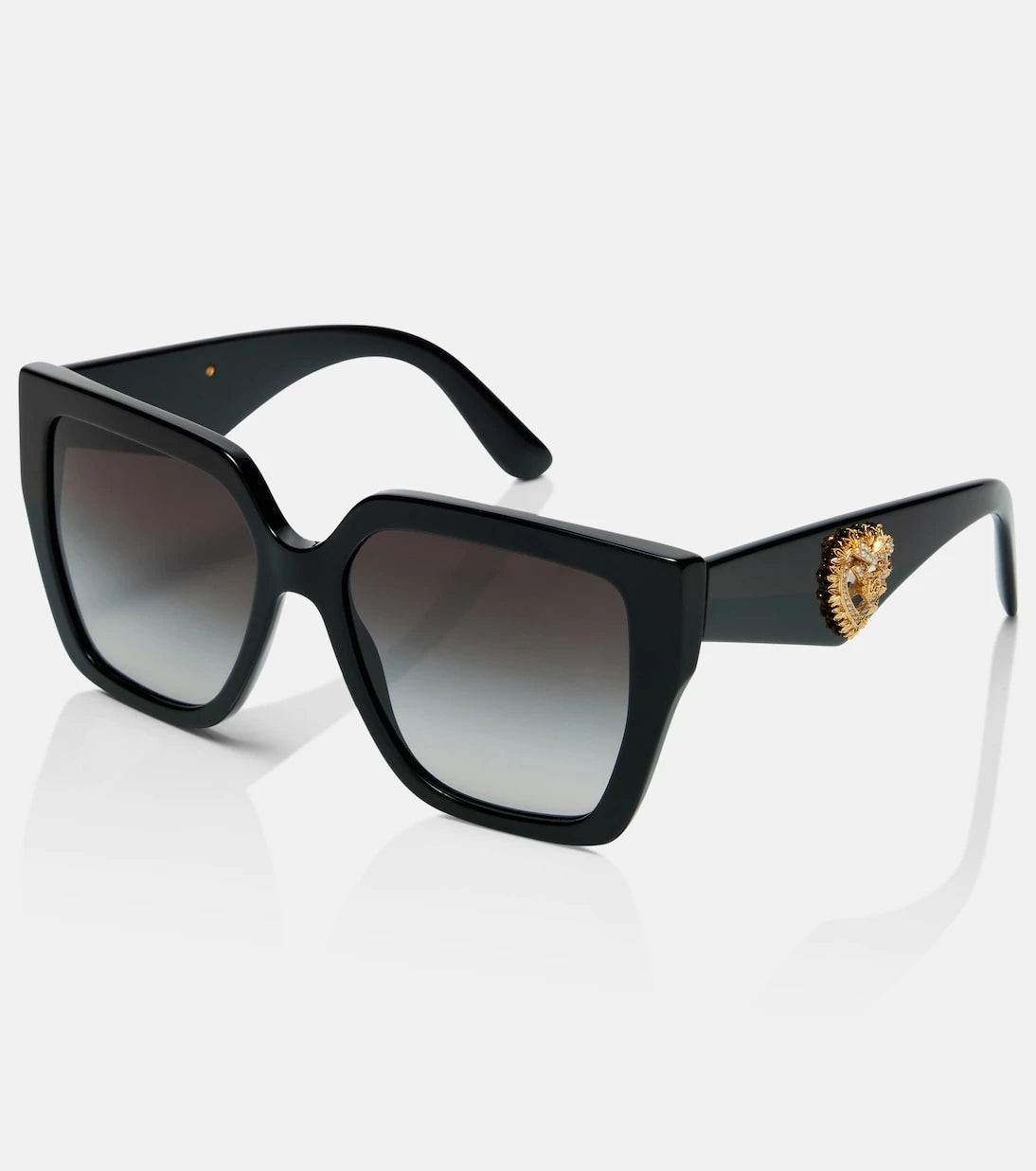 Dolce&Gabbana - نظارة شمسية مربعة مزخرفة