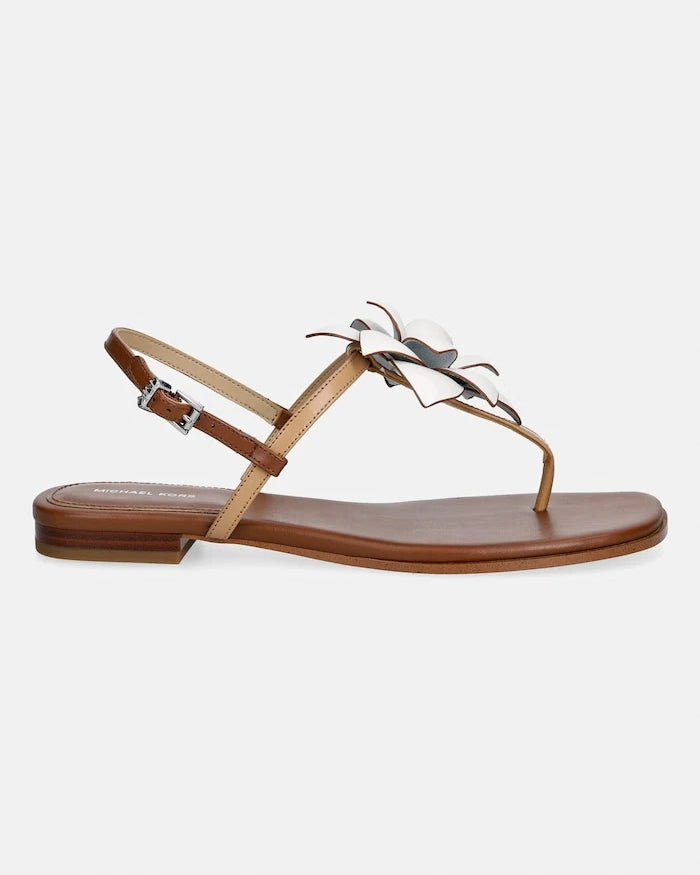 MICHAEL Michael Kors Kadın Deri Sandalet Jacie Thong Sandal