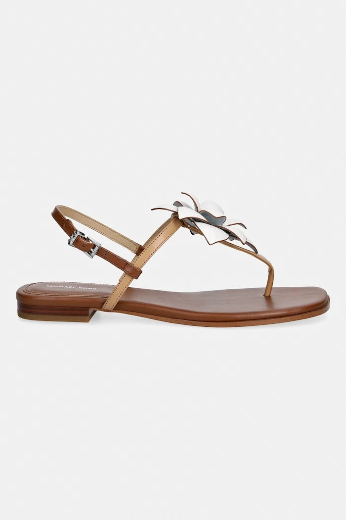 MICHAEL Michael Kors сандали дамски от кожа Jacie Thong Sandal
