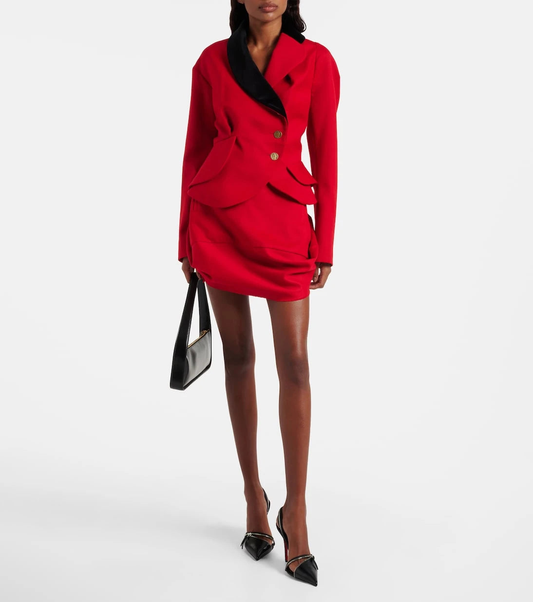 Vivienne Westwood - Stormy asymmetric virgin wool jacket