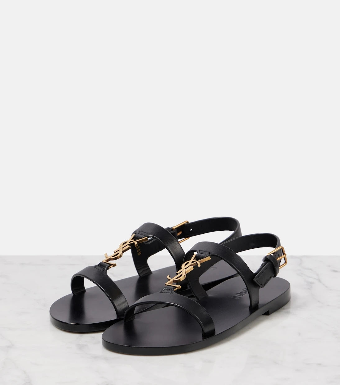 Saint Laurent - Cassandra leather sandals