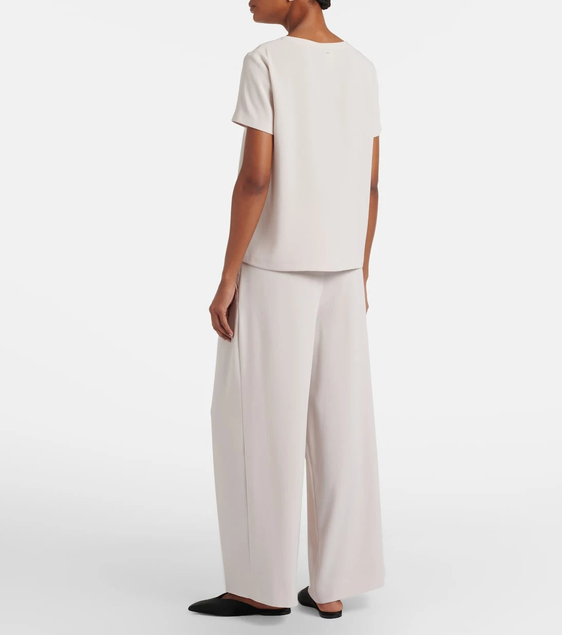 بنطلون ساق واسعة بليسيه Donata من S Max Mara