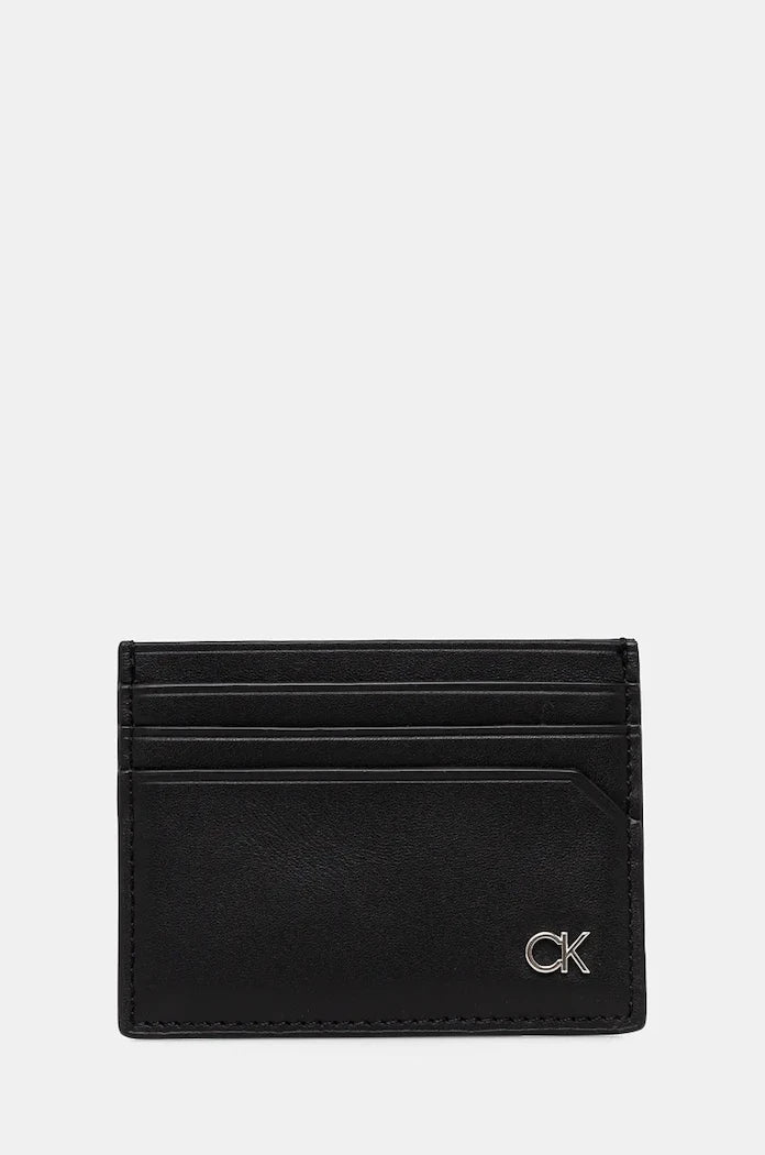 Колан и кожен калъф за карти Calvin Klein