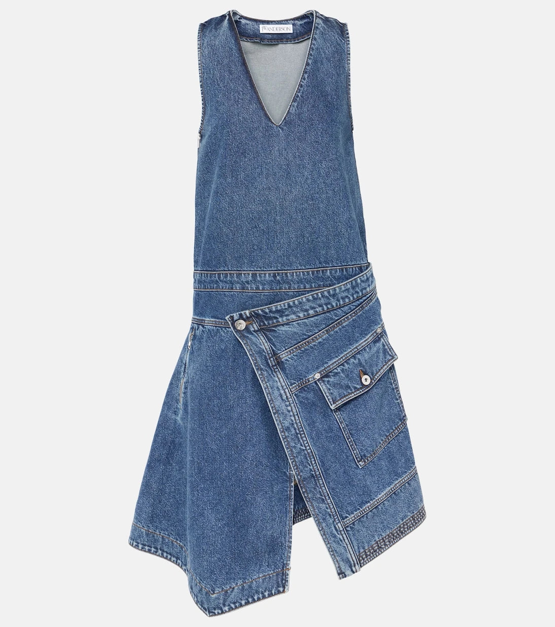 JW Anderson - Denim wrap dress