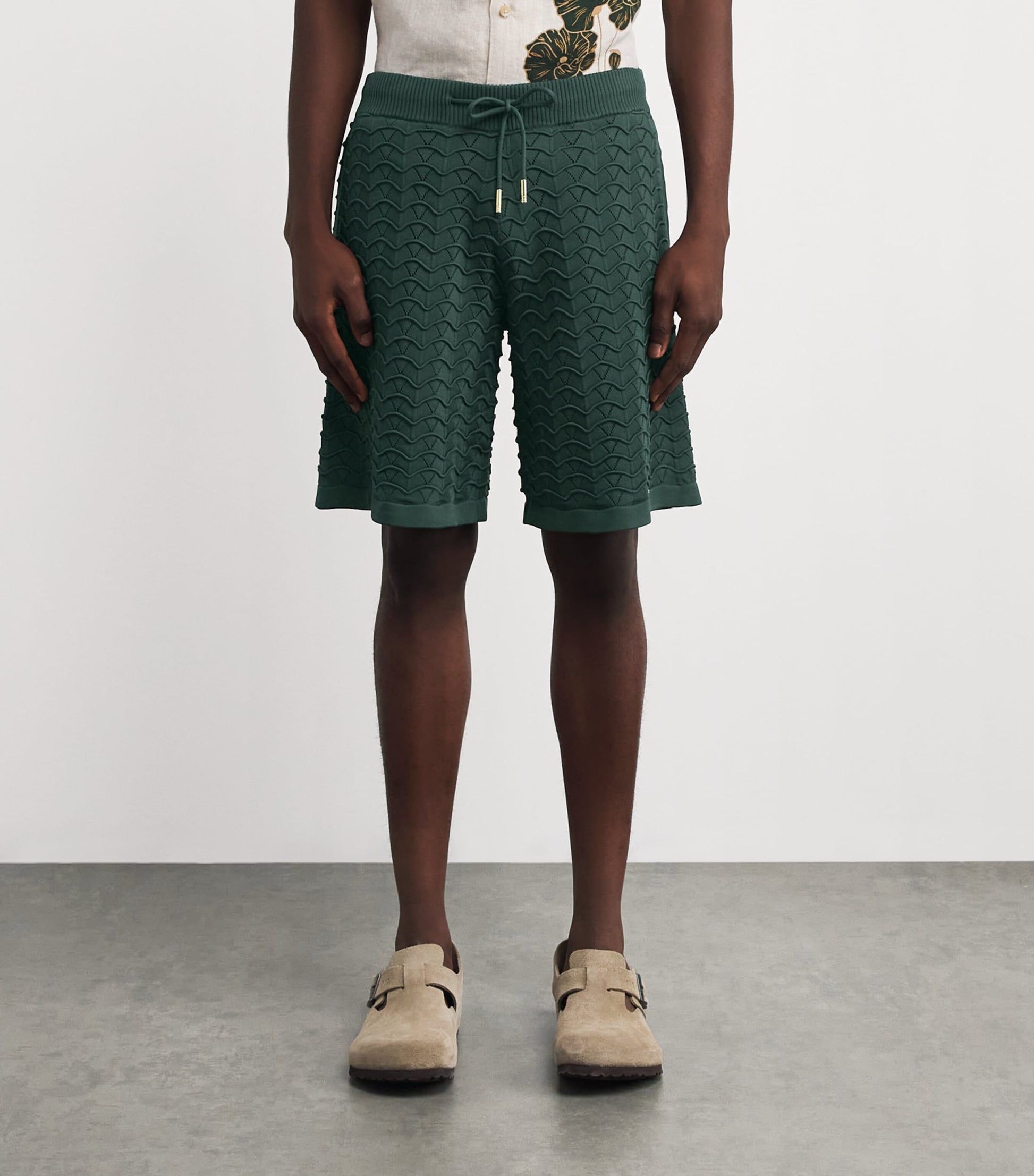 CHÉ Ripple Knitted Shorts