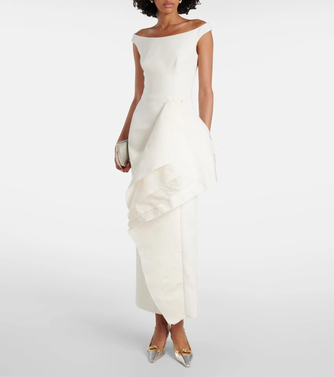 Safiyaa - Bree draped midi dress