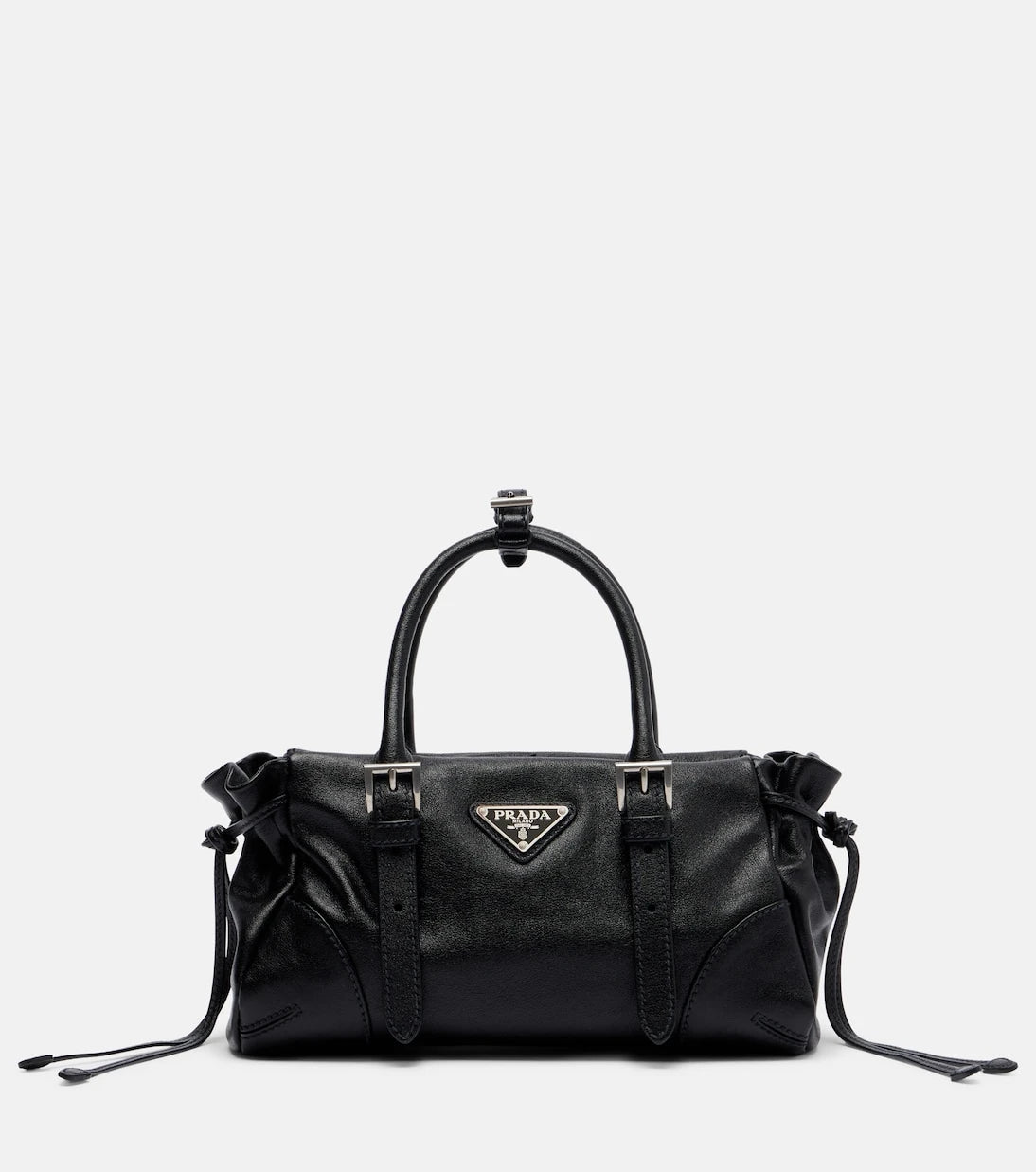 Prada - Prada Bonnie Small leather top-handle bag
