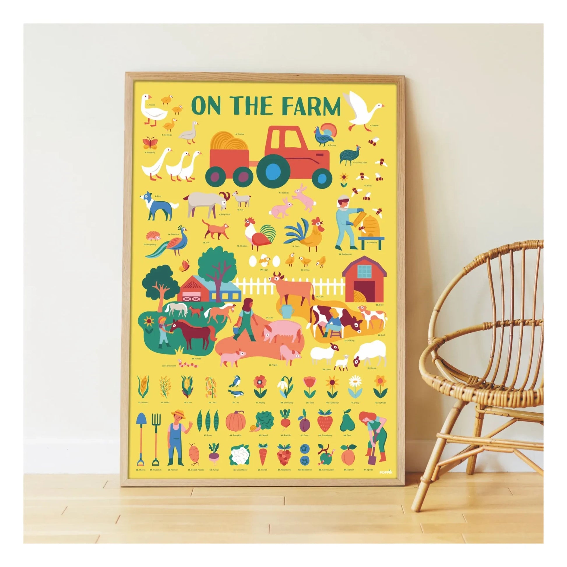 Poppik - Farm Poster and Stickers