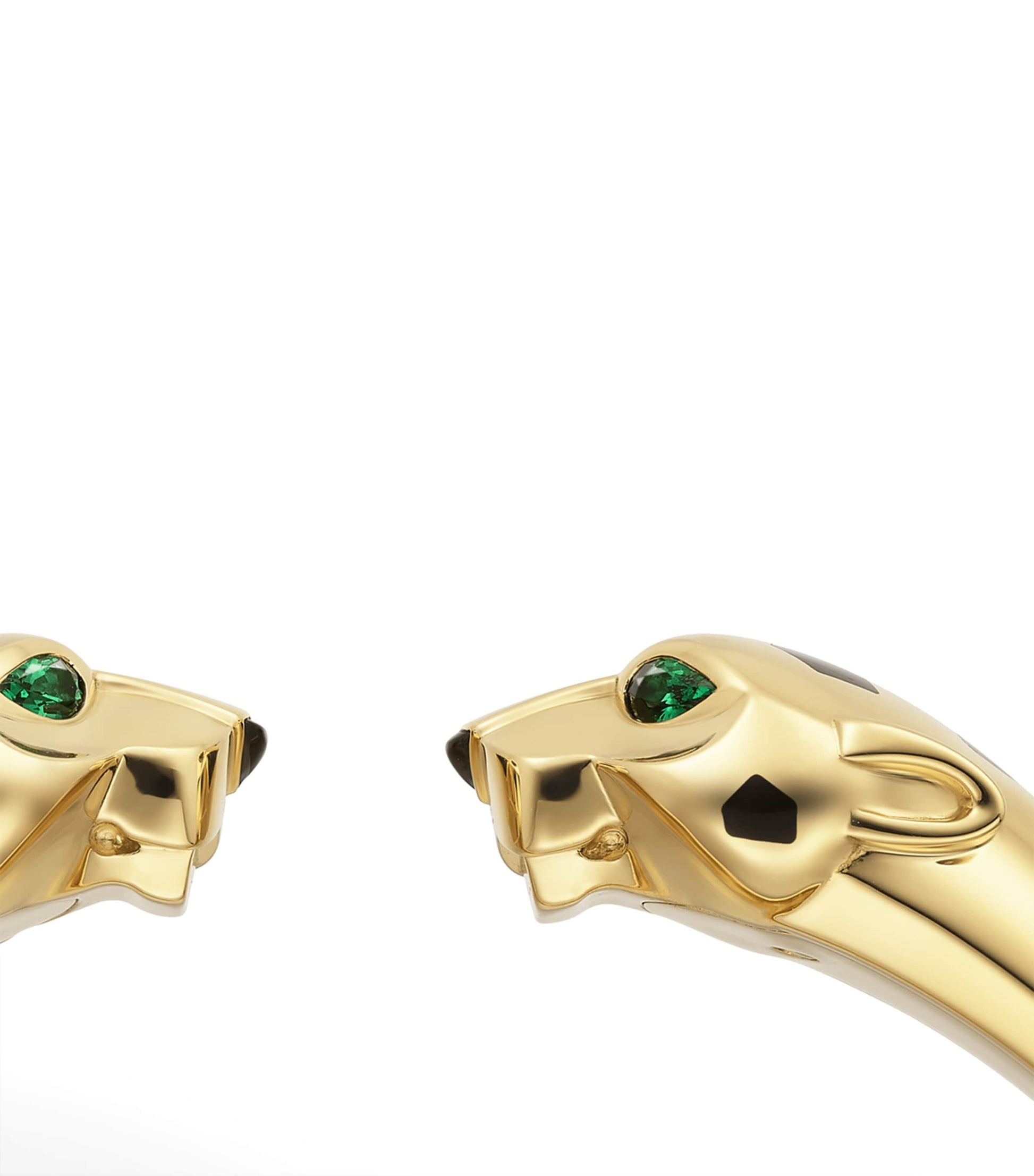 Yellow Gold, Tsavorite Garnet and Onyx Panthère de Cartier Bangle