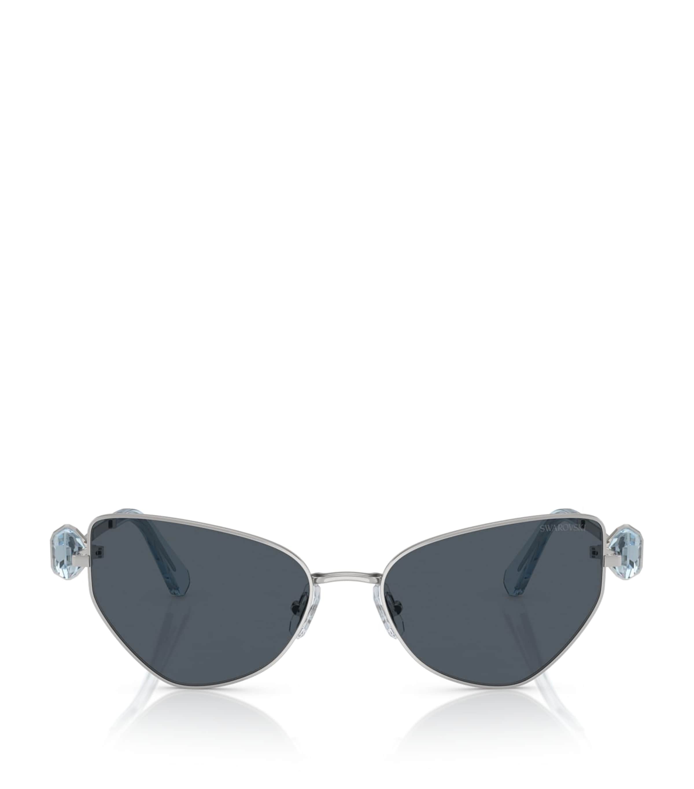 Swarovski Silver Metal SK7003 Sunglasses