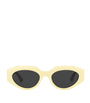 Yellow Oval Sunglasses