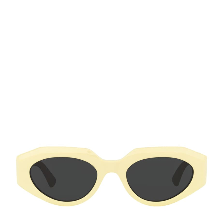 Yellow Oval Sunglasses