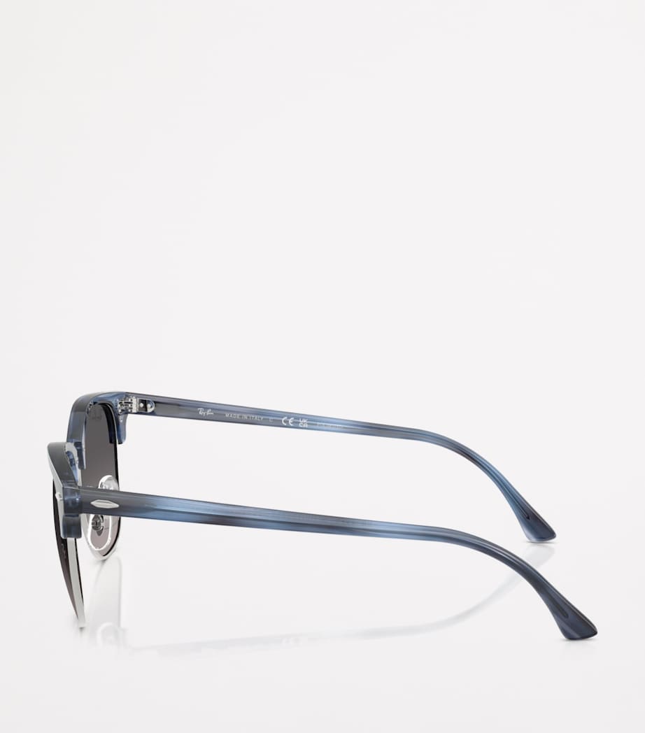 Ray-Ban Blue RB3016 Clubmaster Square Sunglasses