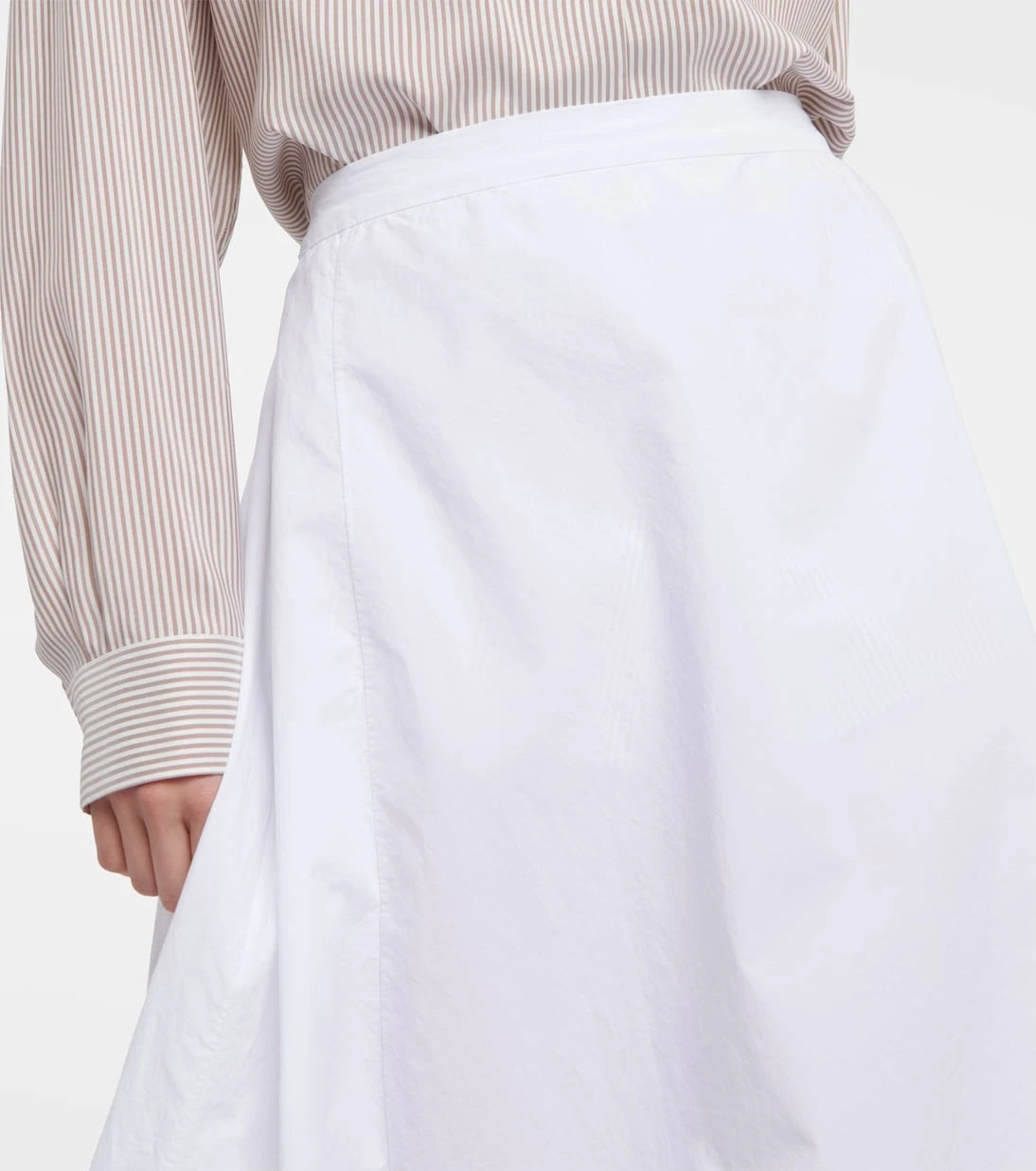 The Row - Fleur cotton midi skirt