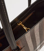 Burberry Brown Medium Check Tote Bag
