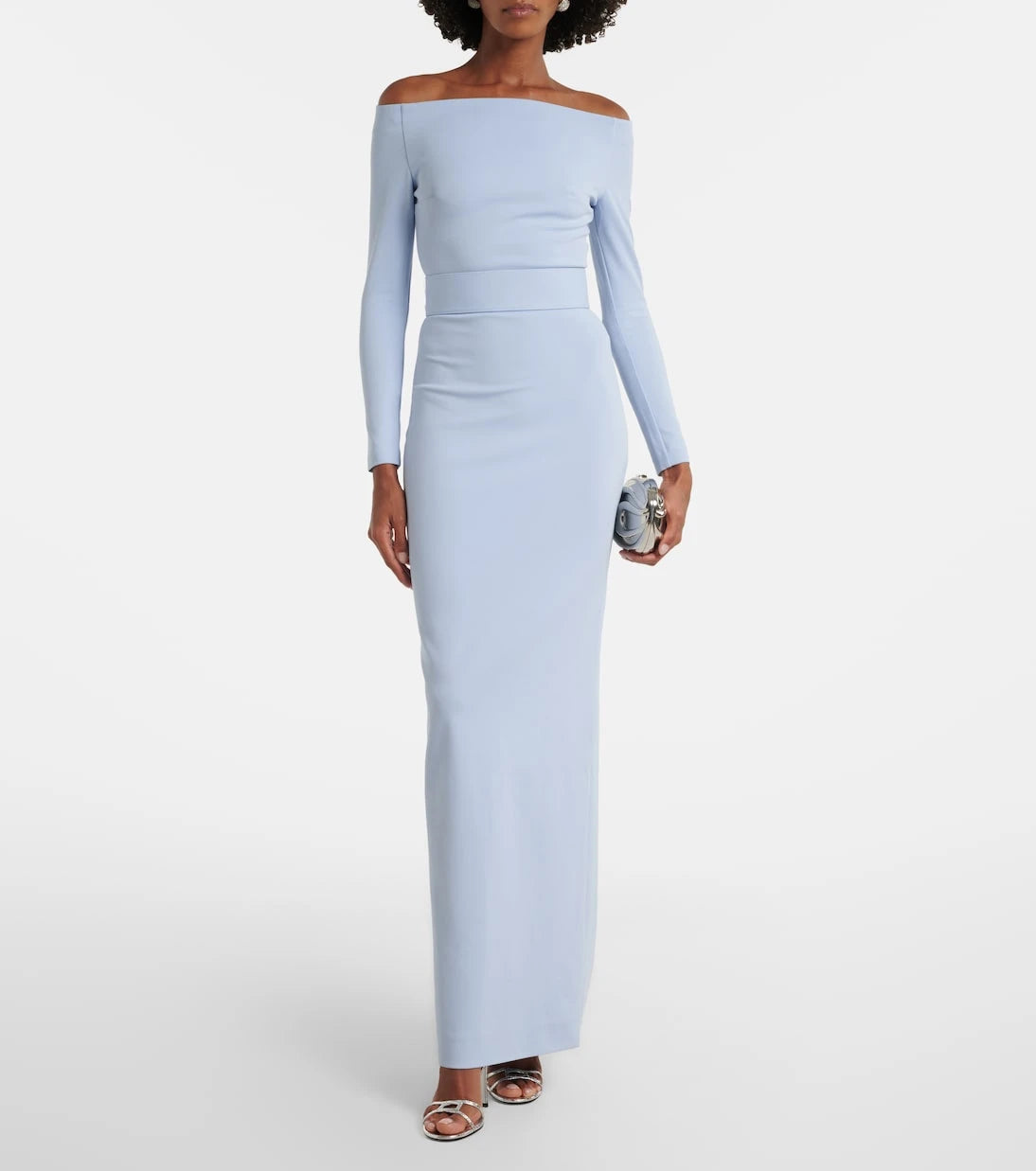 Solace London - Sabina off-shoulder gown