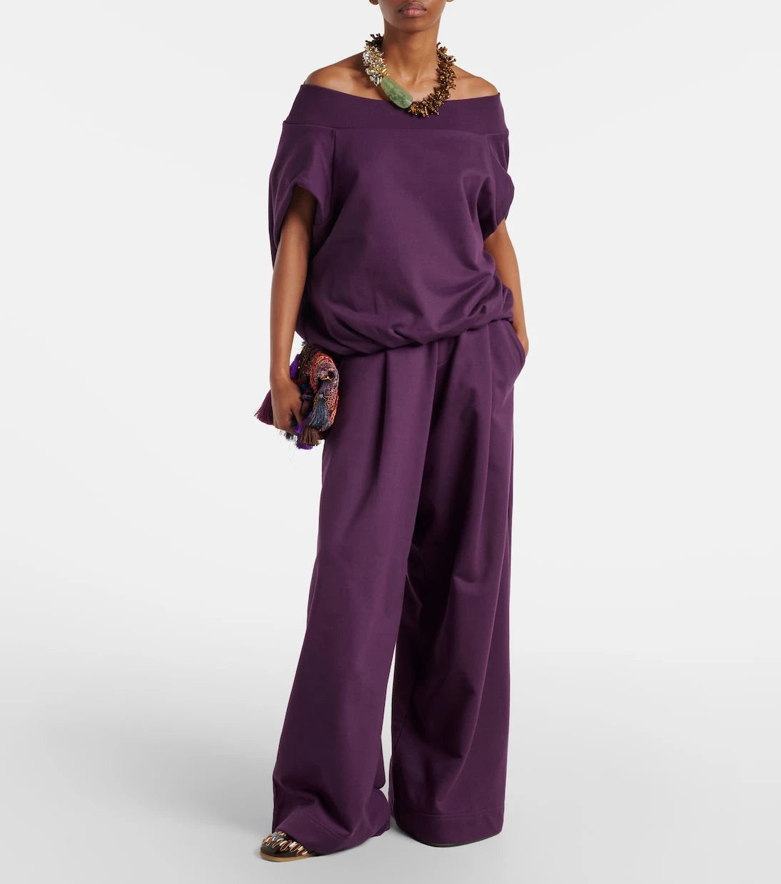 Dries Van Noten - Cotton jersey sweatpants