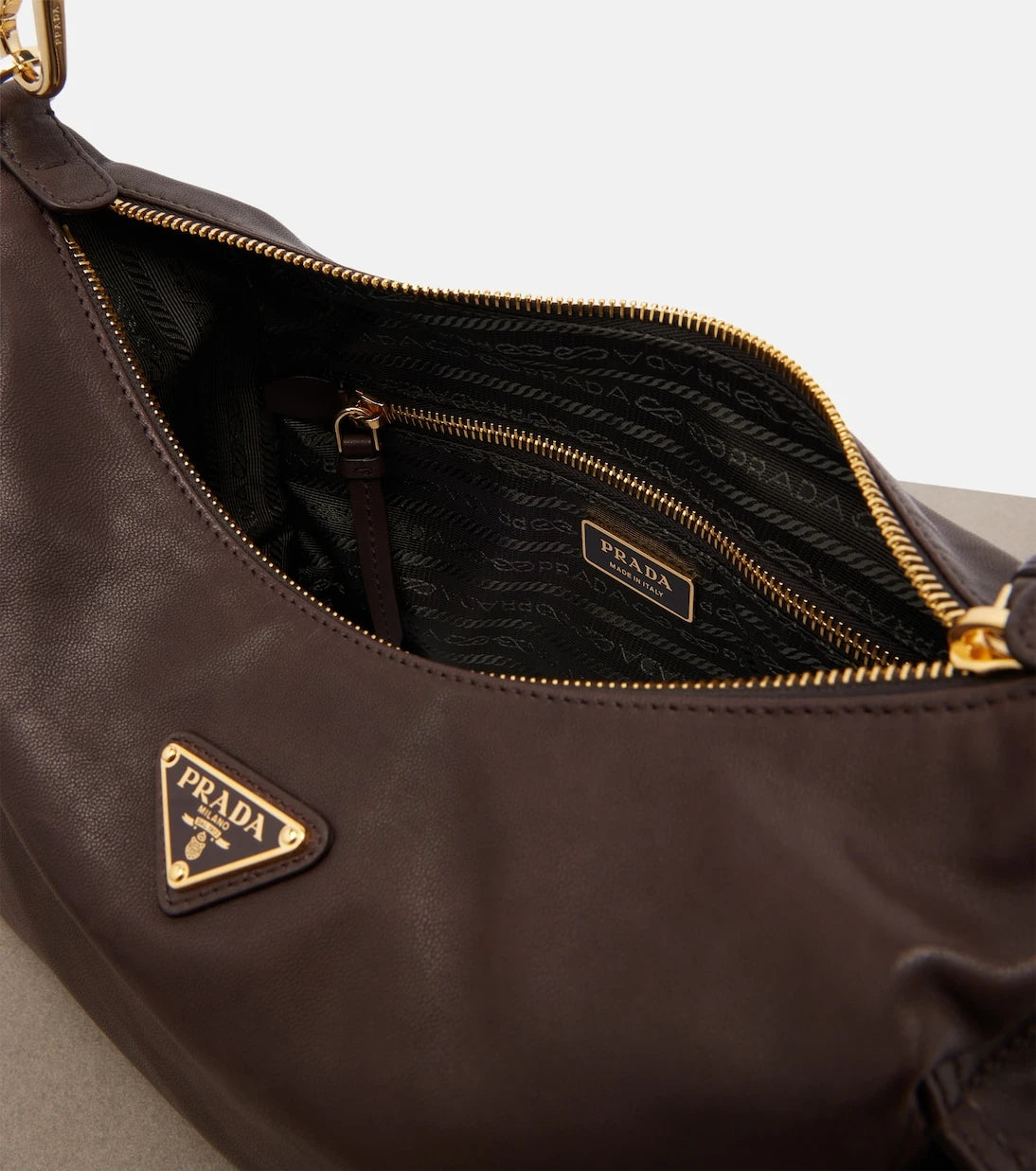 Prada - Prada Explore Large leather shoulder bag